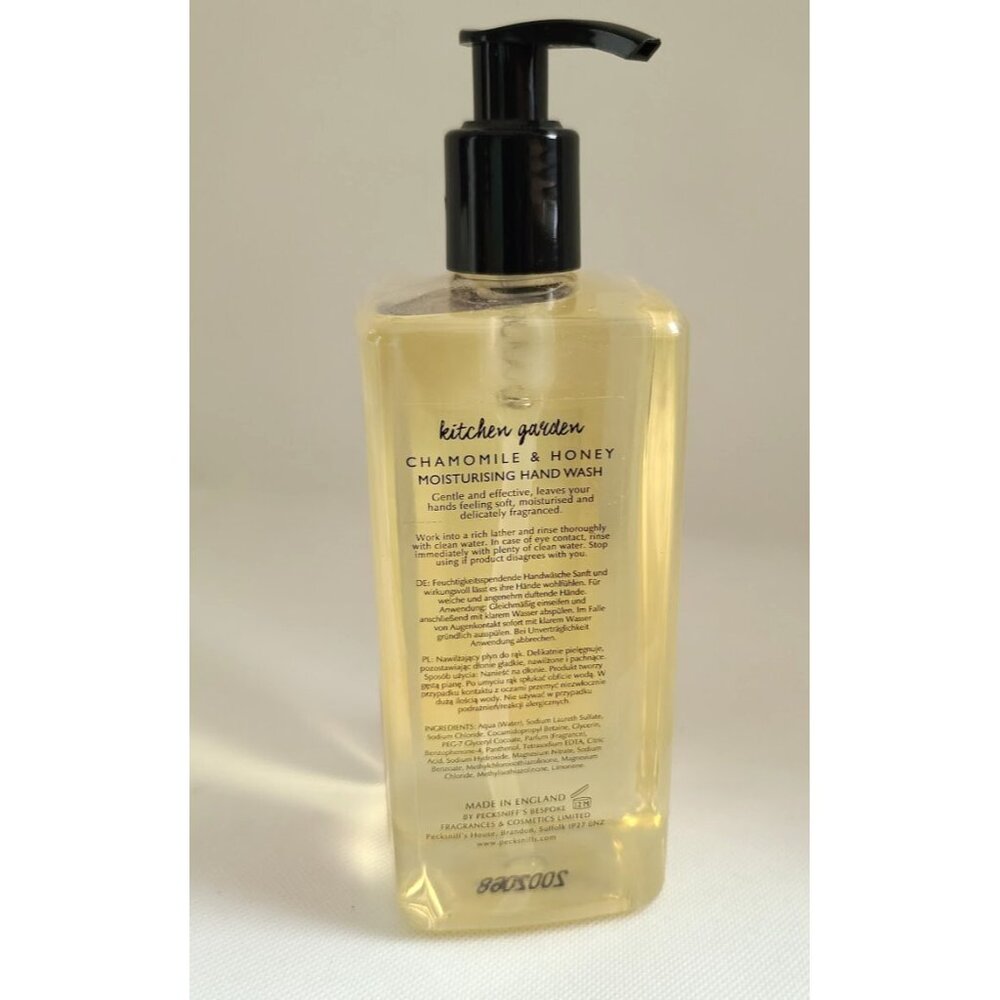1 Pecksniffs Kitchen Garden CHAMOMILE & HONEY Moisturizing Hand Wash 16.9 oz NEW - Picture 2 of 4